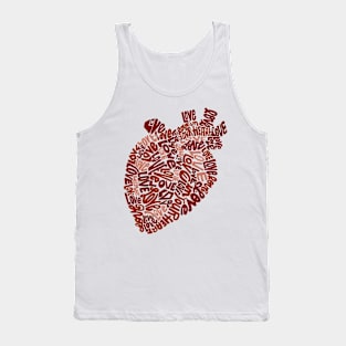 Human Heart Love Tank Top